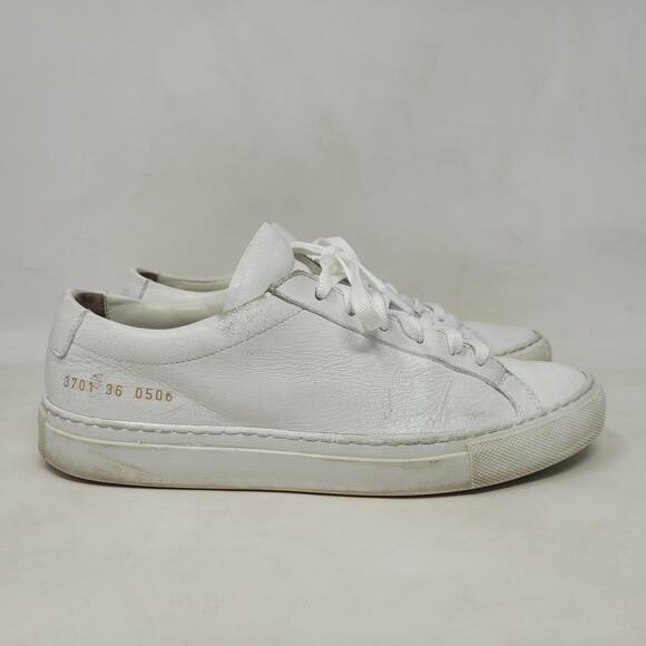 Common Projects Sneakers Womens EU36 US6 Original Achilles White Leather Casual - Picture 2 of 13